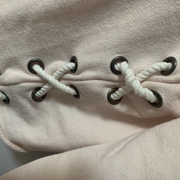 Adorable Aerie Cropped Sweater w/ Details on sides - Picture 3 of 4